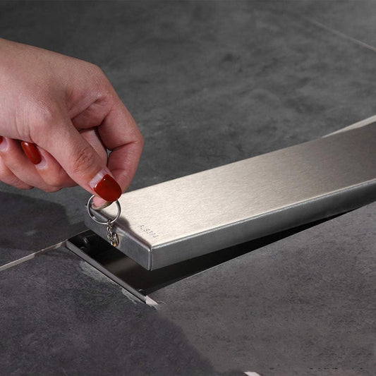 Sumidero Reversible 10x100cm Acero Inoxidable SS304 Alto Transito