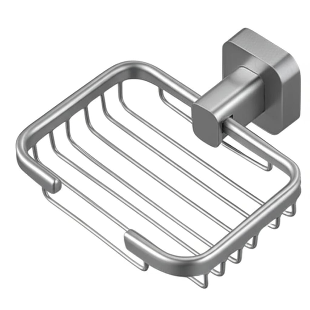 SET Juego de 7 Accesorios de Baño Acero Satinado Premium