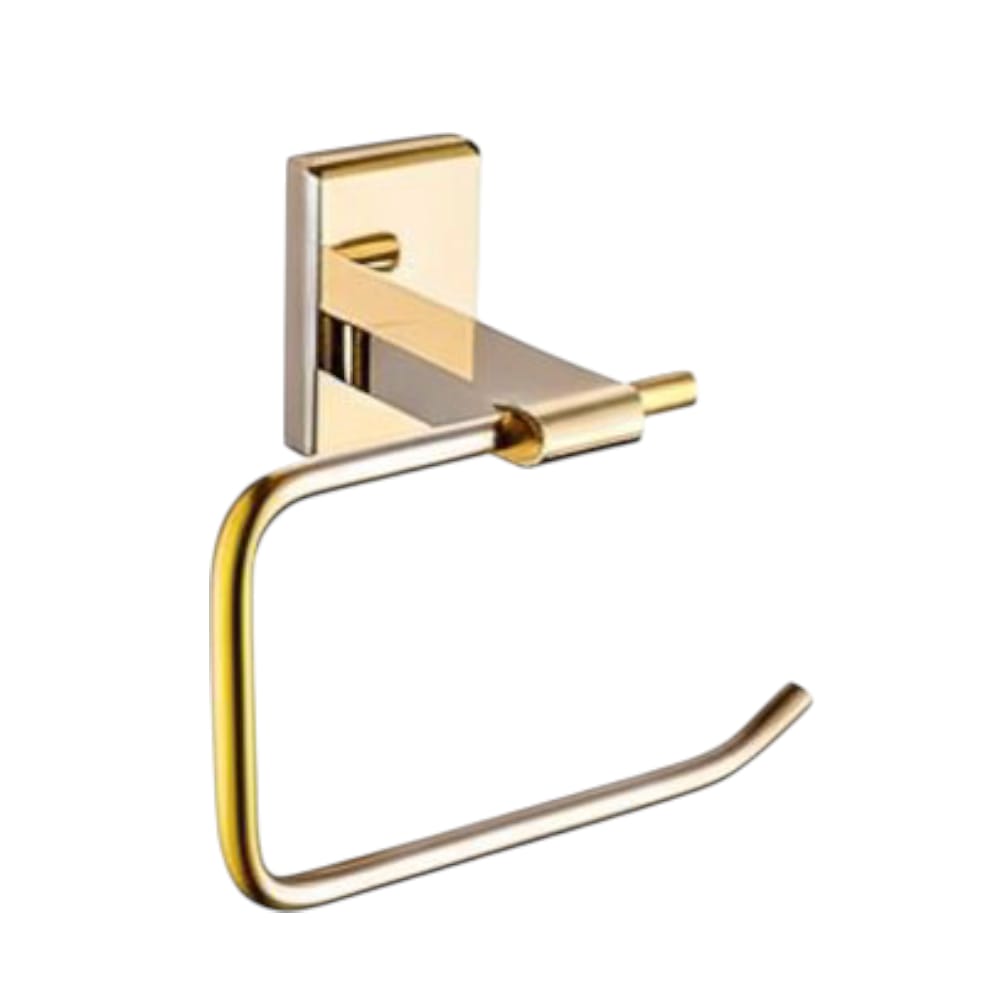 SET Juego de 7 Accesorios de Baño Acero Premium - Dorado Oro Brillante