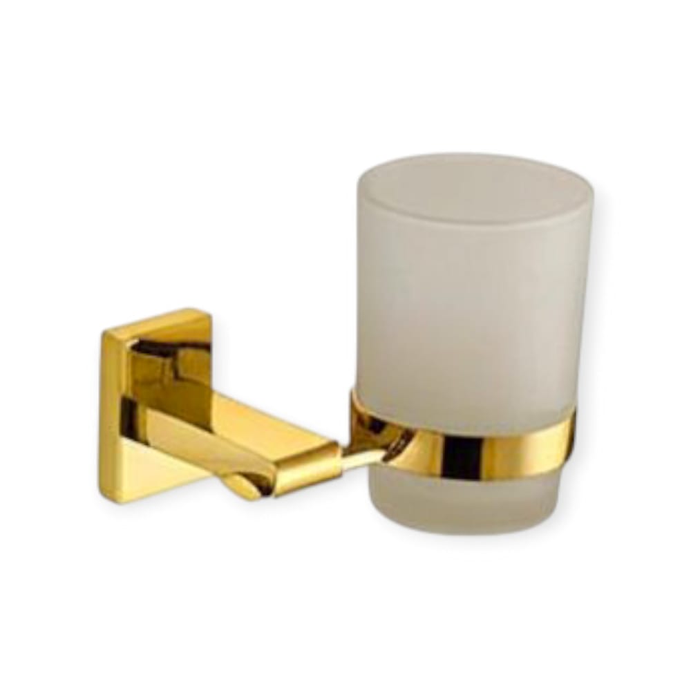 SET Juego de 7 Accesorios de Baño Acero Premium - Dorado Oro Brillante