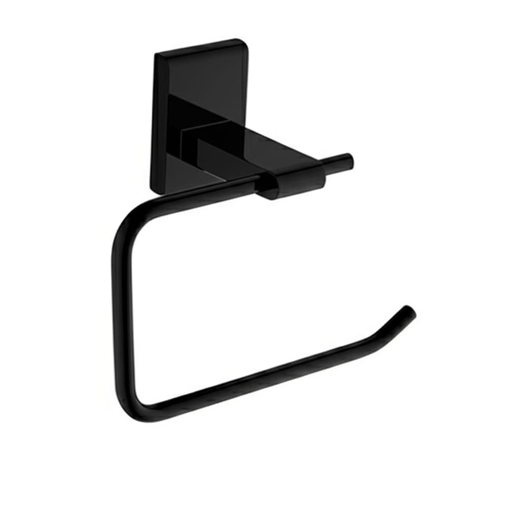 SET Juego de 7 Accesorios de Baño Acero Negro Mate Premium