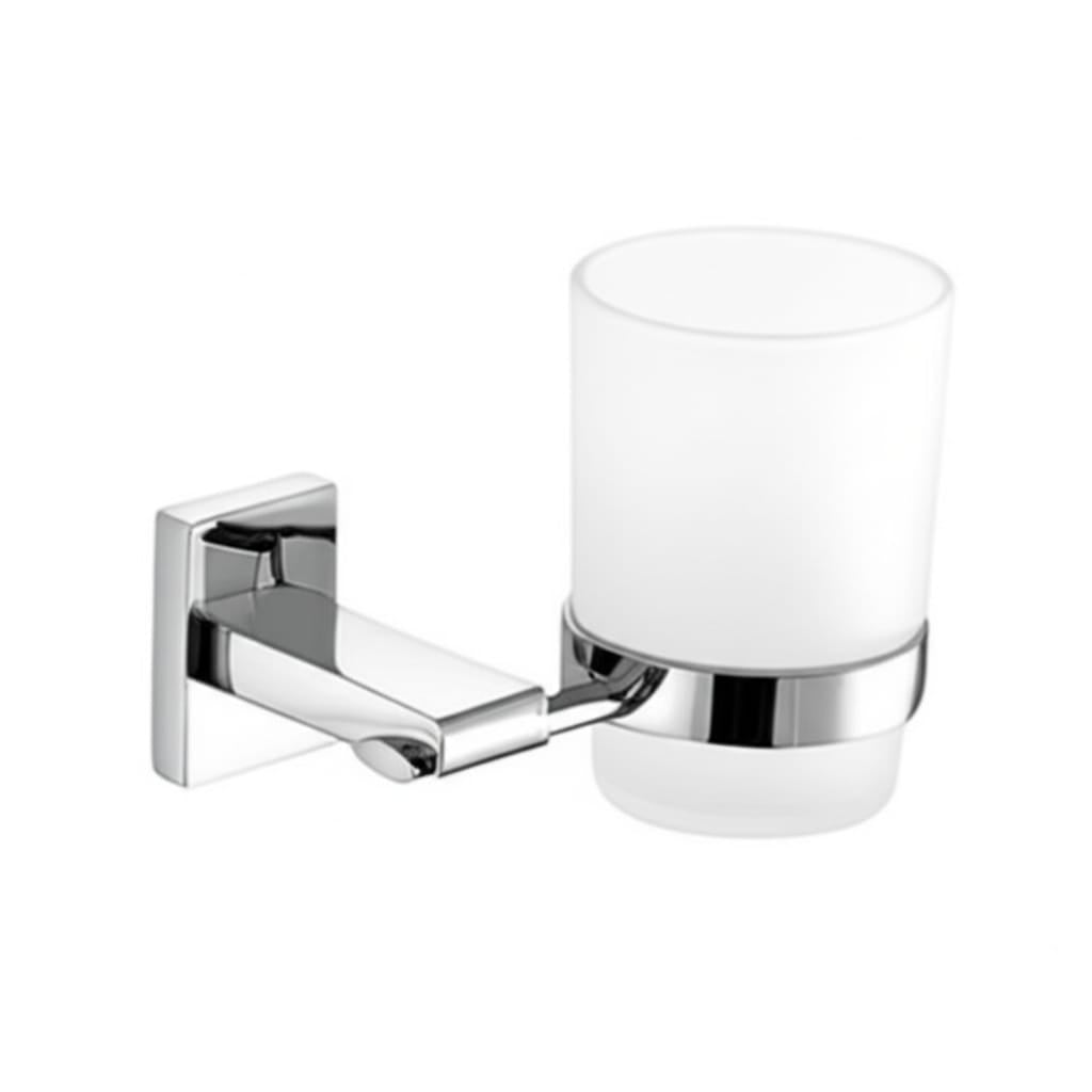 SET Juego de 7 Accesorios de Baño Acero Satinado Premium