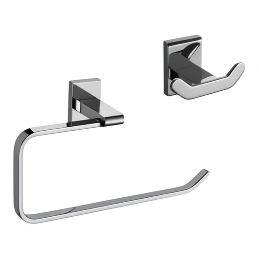 SET Juego de 7 Accesorios de Baño Acero Satinado Premium