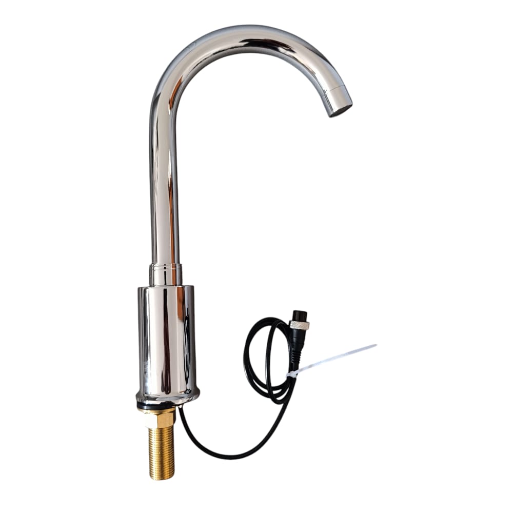 Grifo Llave con Sensor Minimalista para Baño Cuerpo Bronce Acero Cromo