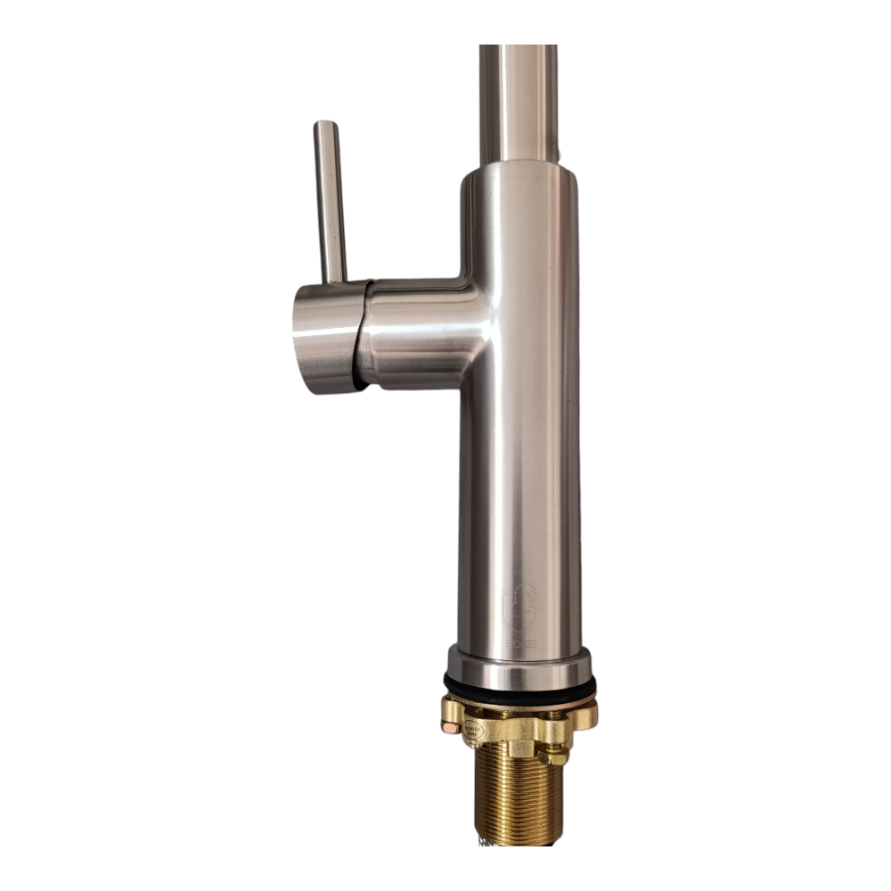Grifo de Cocina Monomando Extraíble Moderno Acero Mate