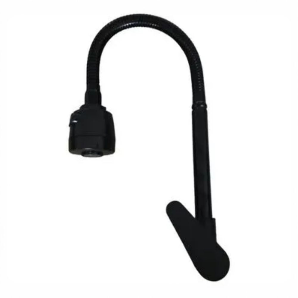 Grifo Llave Cocina pared agua fría cuello flexible NEGRO MATE
