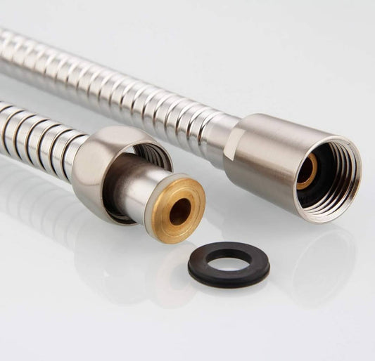 Manguera Repuesto Bidé o ducha Teléfono 2 mts Acero Cromado