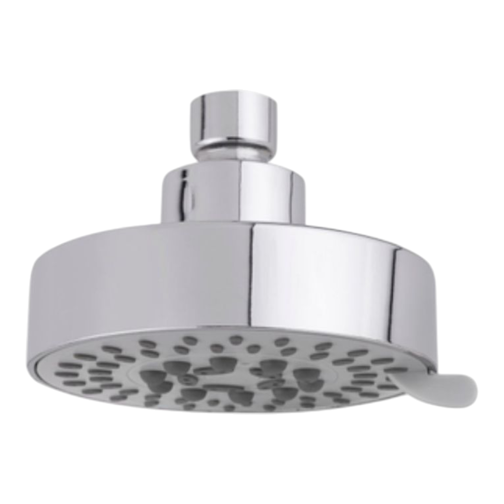 Cabezal de ducha 5 funciones Redonda 12cm ABS Cromado brazo35cm metal