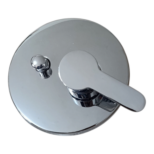 Mezcladora Monomando Empotrado ducha y Tina Bronce Cromado Moderno