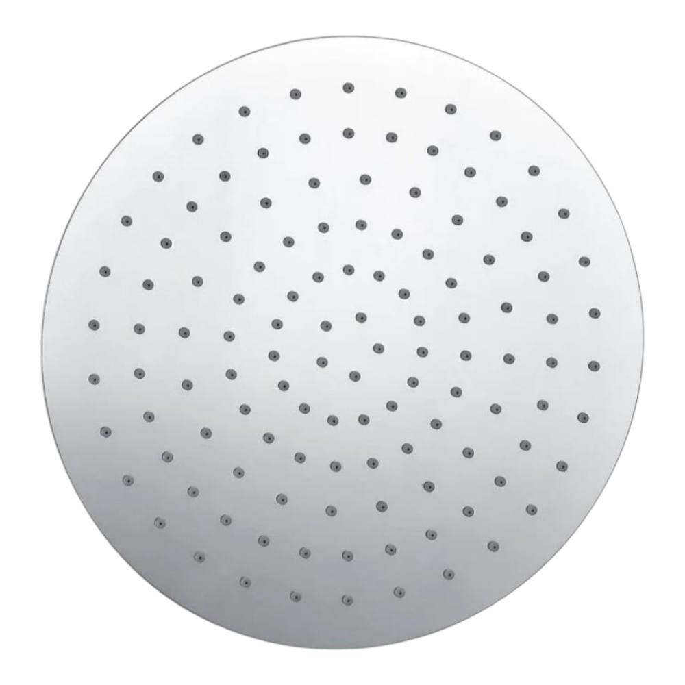 Cabezal de ducha ABS, Cromado redondo de 25 cm Minimalista