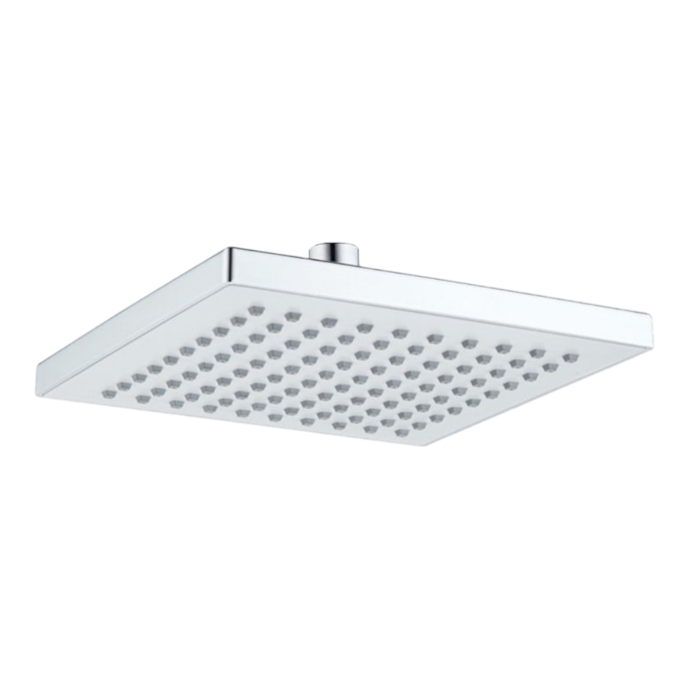 Cabezal de ducha ABS, Cromado cuadrado de 25 cm Minimalista