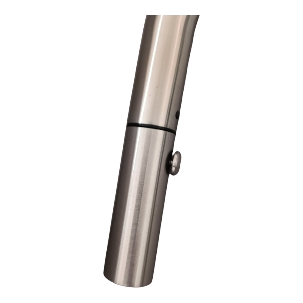 Grifo de Cocina Monomando Extraíble Moderno Acero Mate
