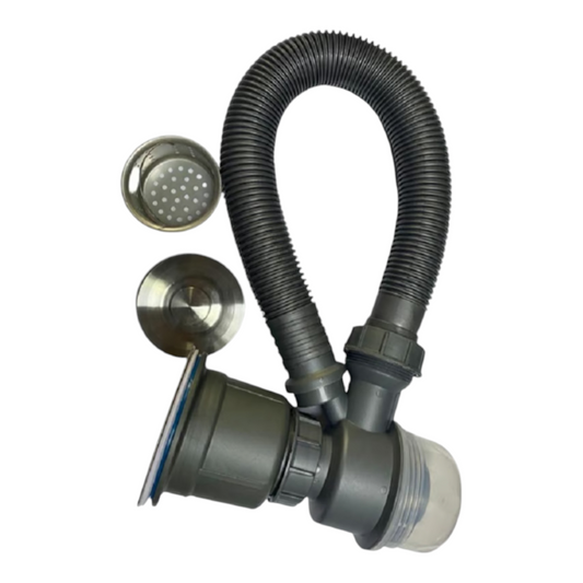 Desagüe y Trampa Fregadero Clásico o Lavadero Multifuncional Premium