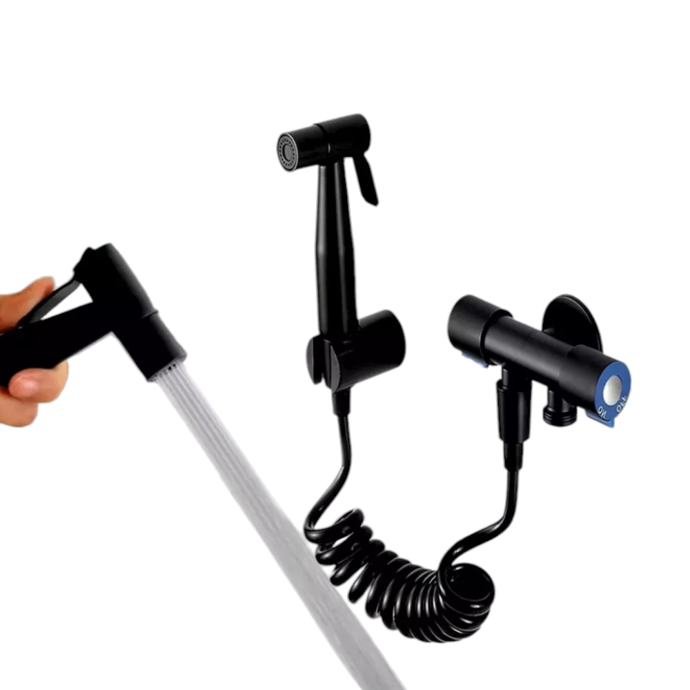 Set Combo Ducha bidé Negro Mate Acero Inoxidable SS304