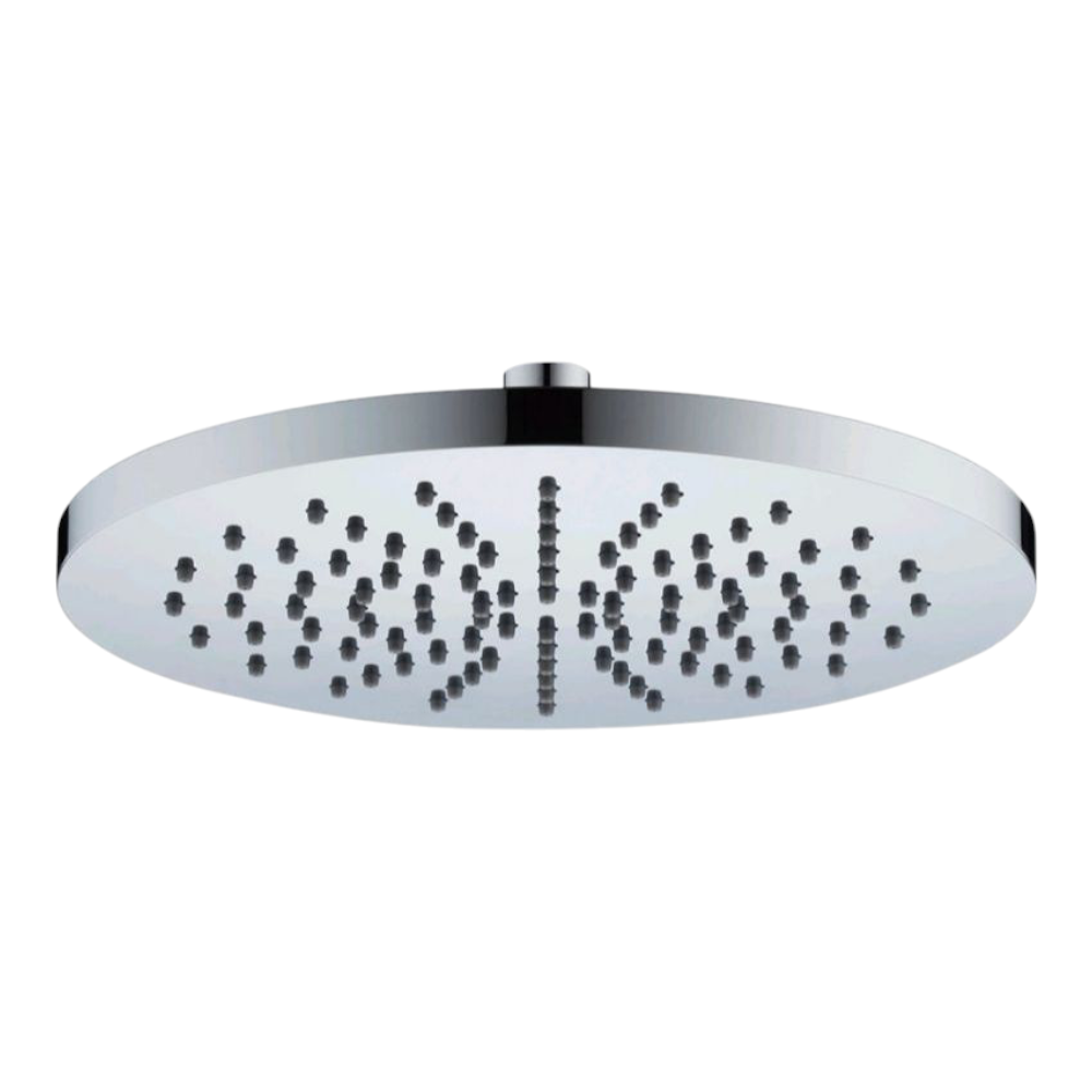 Cabezal de ducha ABS, Cromado redondo de 25 cm Minimalista