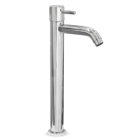 Grifo Caño para Ovalin o bowl de 30cm de Acero Cromado moderno