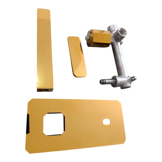 Grifo de Lavabo Empotrado Monomando Dorado - Elegancia para tu Baño
