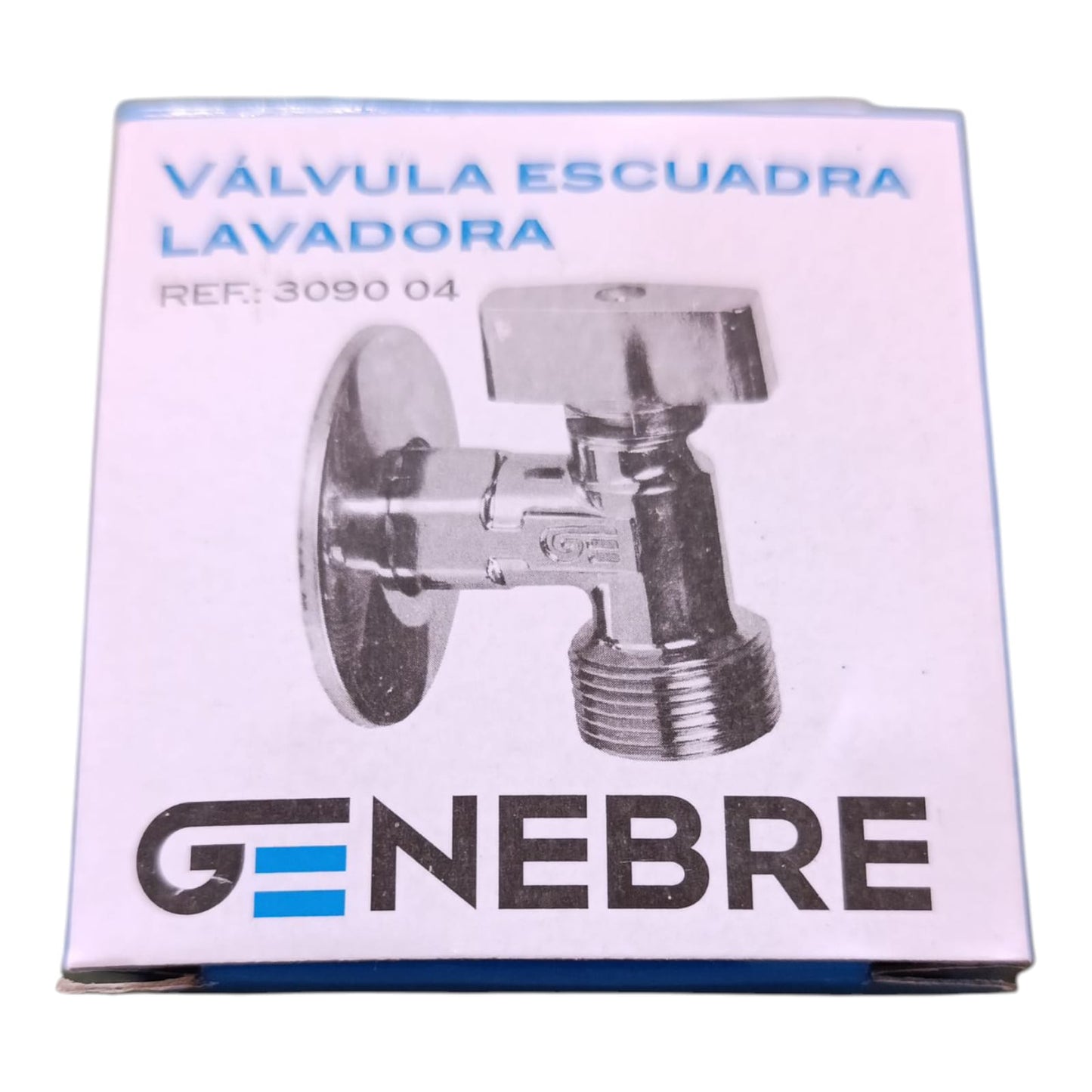 Válvula Angular para conectar lavadora a la pared