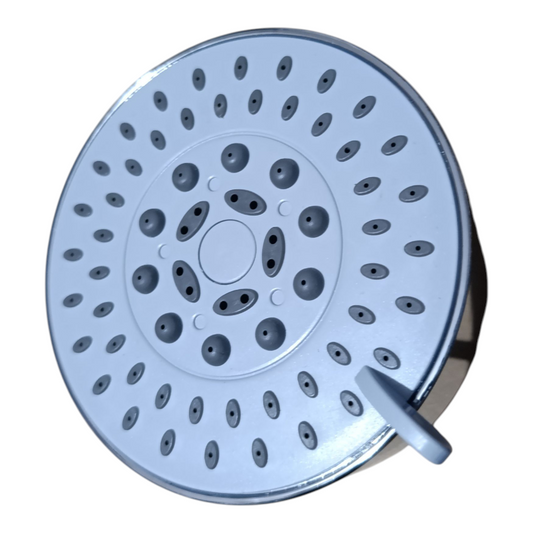 Cabezal de ducha 5 funciones Redonda 12cm ABS Cromado brazo35cm metal